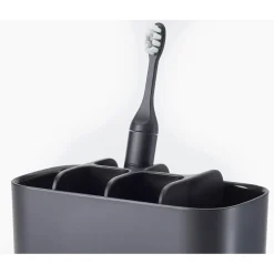 Joseph Joseph EasyStore Large Toothbrush Caddy - Matt Black
