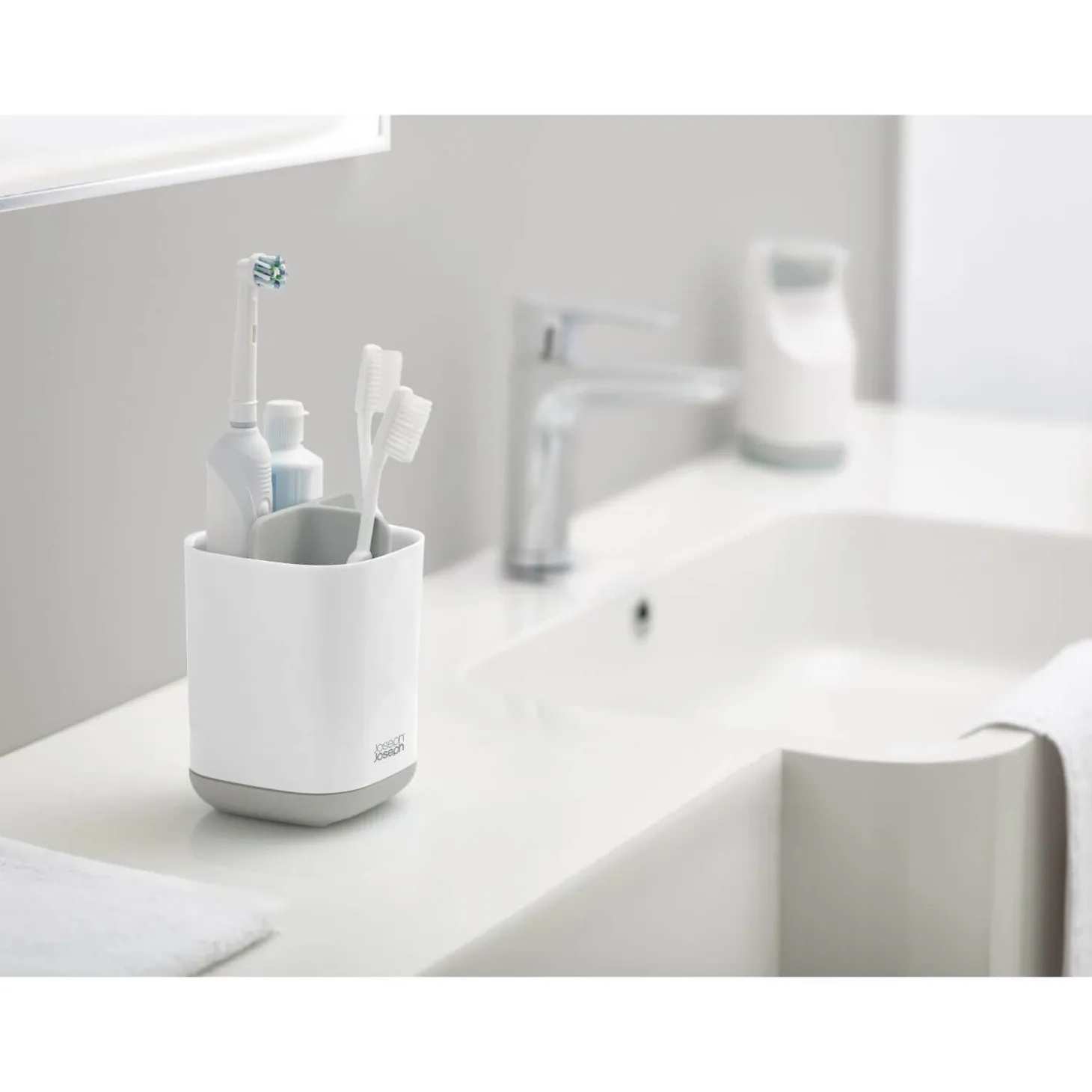 Joseph Joseph EasyStore Toothbrush Caddy - Grey