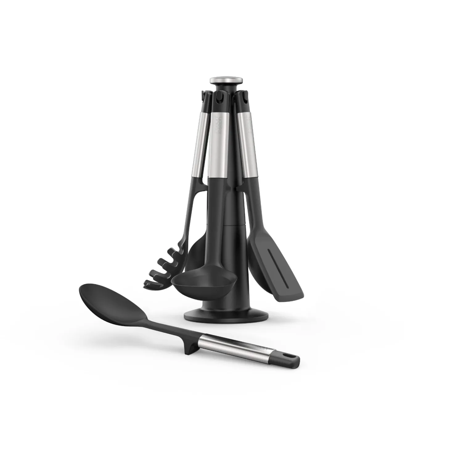 Joseph Joseph Elevate Stainless Steel & Silicone Utensil 5-Piece Carousel Set