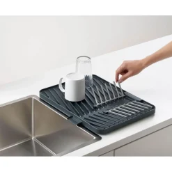 Joseph Joseph Flip Up Adjustable Draining Board - Grey