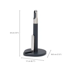 Joseph Joseph Hold Easy Tear Kitchen Roll Holder - Grey