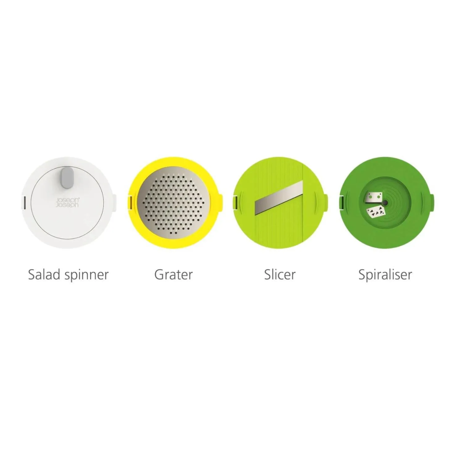 Joseph Joseph Multi Prep 4 Piece Salad Set - Green