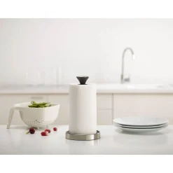 Joseph Joseph Push&Tear Kitchen Roll Holder - Grey