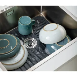 Joseph Joseph SinkShield™ Grey Sink Protector With Plug - Large