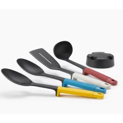 Joseph Joseph Slim 4 Piece Elevate Utensil Set with Storage Stand