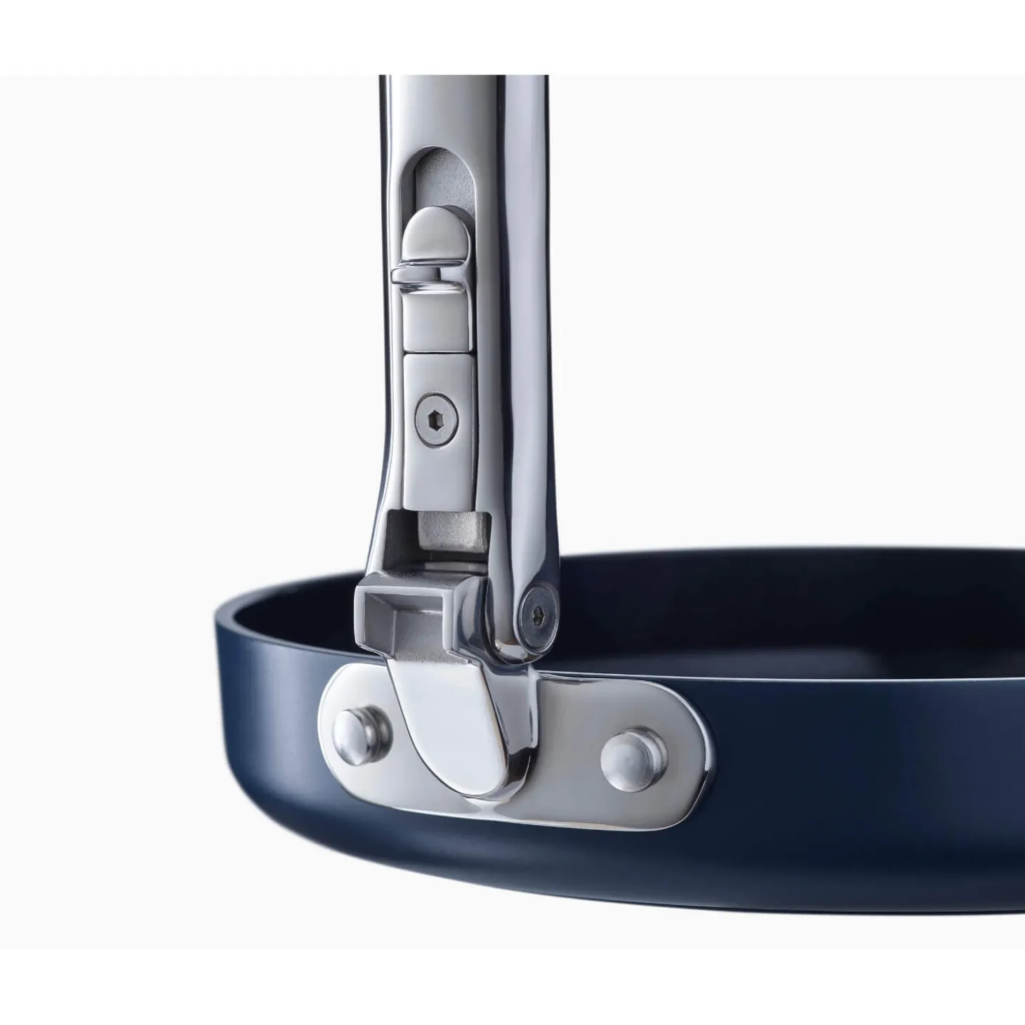 Joseph Joseph Space Folding Handle 4-Piece Saucepan & Frying Pan Set - Midnight Blue