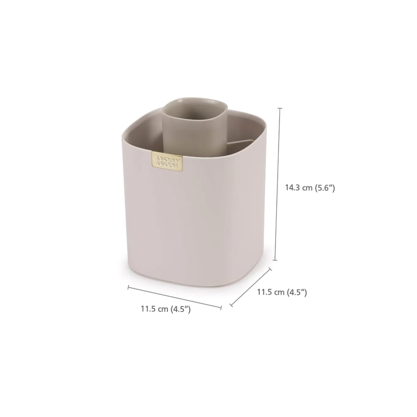 Joseph Joseph Viva Make-Up Brush Pot - Shell
