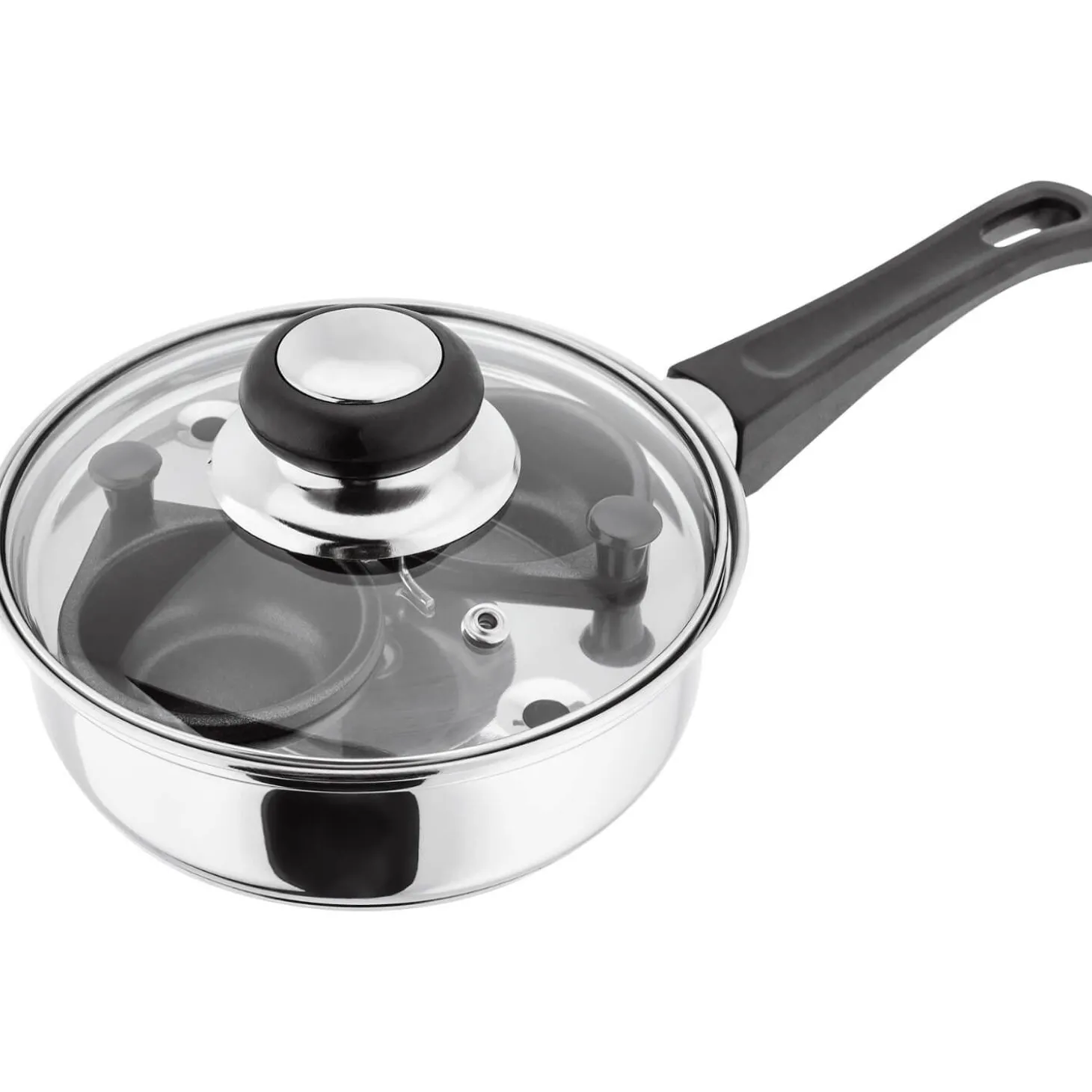 Judge Essentials Stainless Steel Egg Poacher - 2 Hole