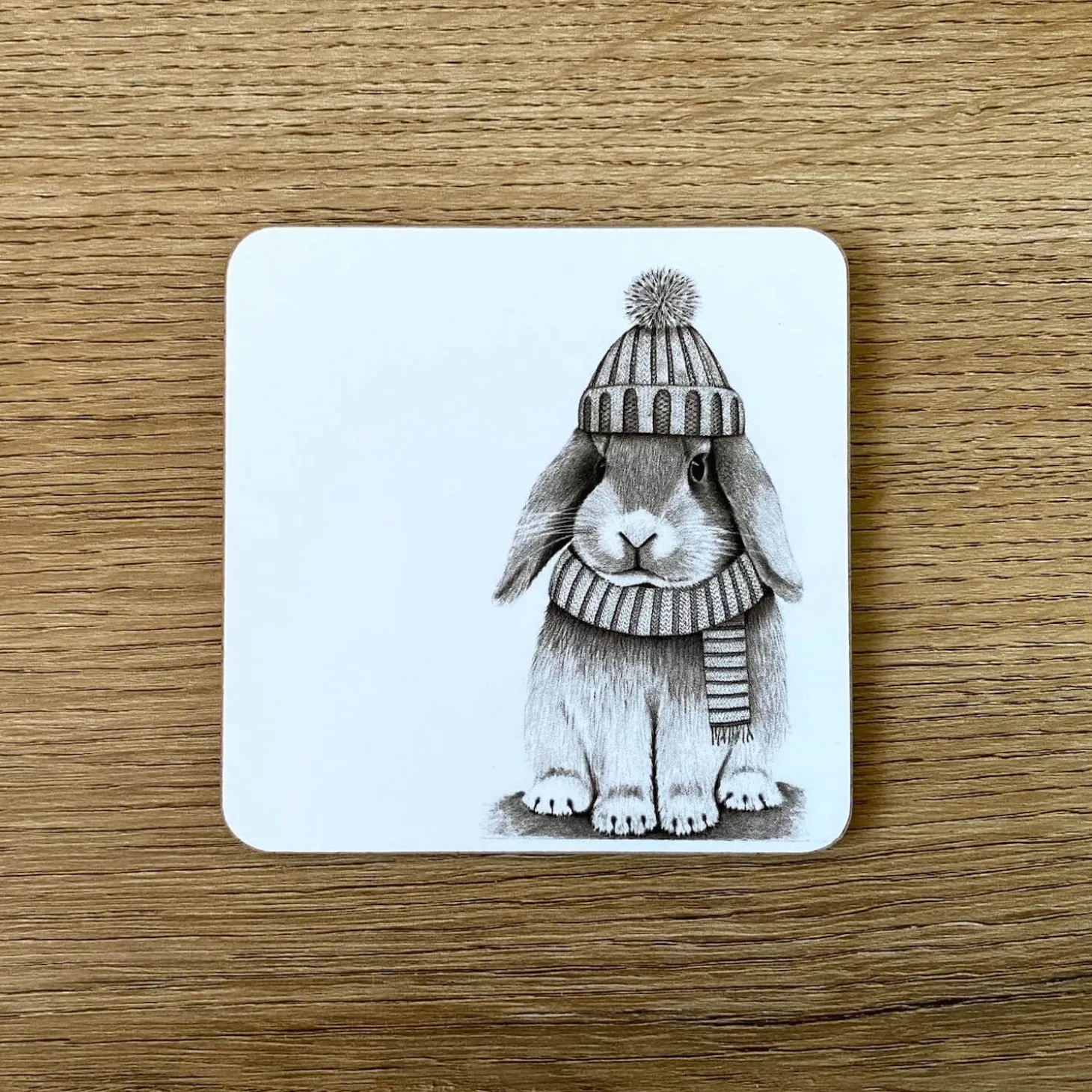 Katherine Sheard Coaster - Bobble Bunny
