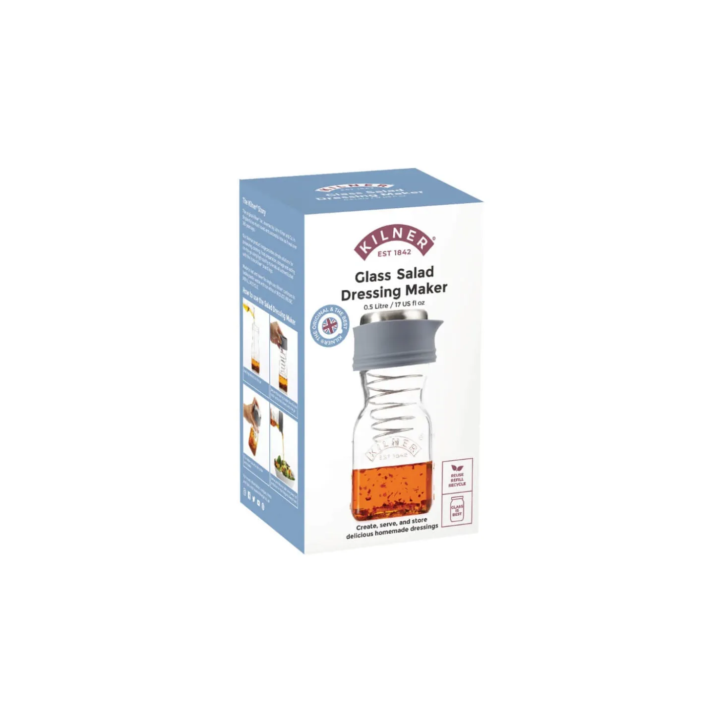 Kilner Glass Salad Dressing Maker
