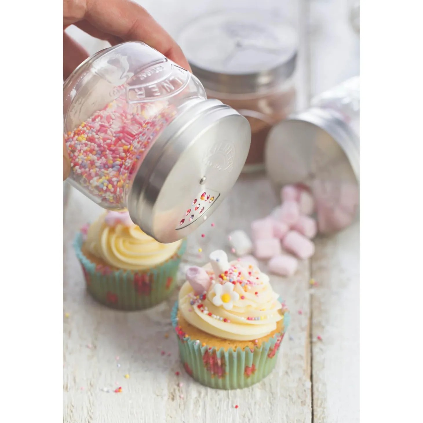 Kilner Glass Storage Jar With Shaker Lid - 250ml