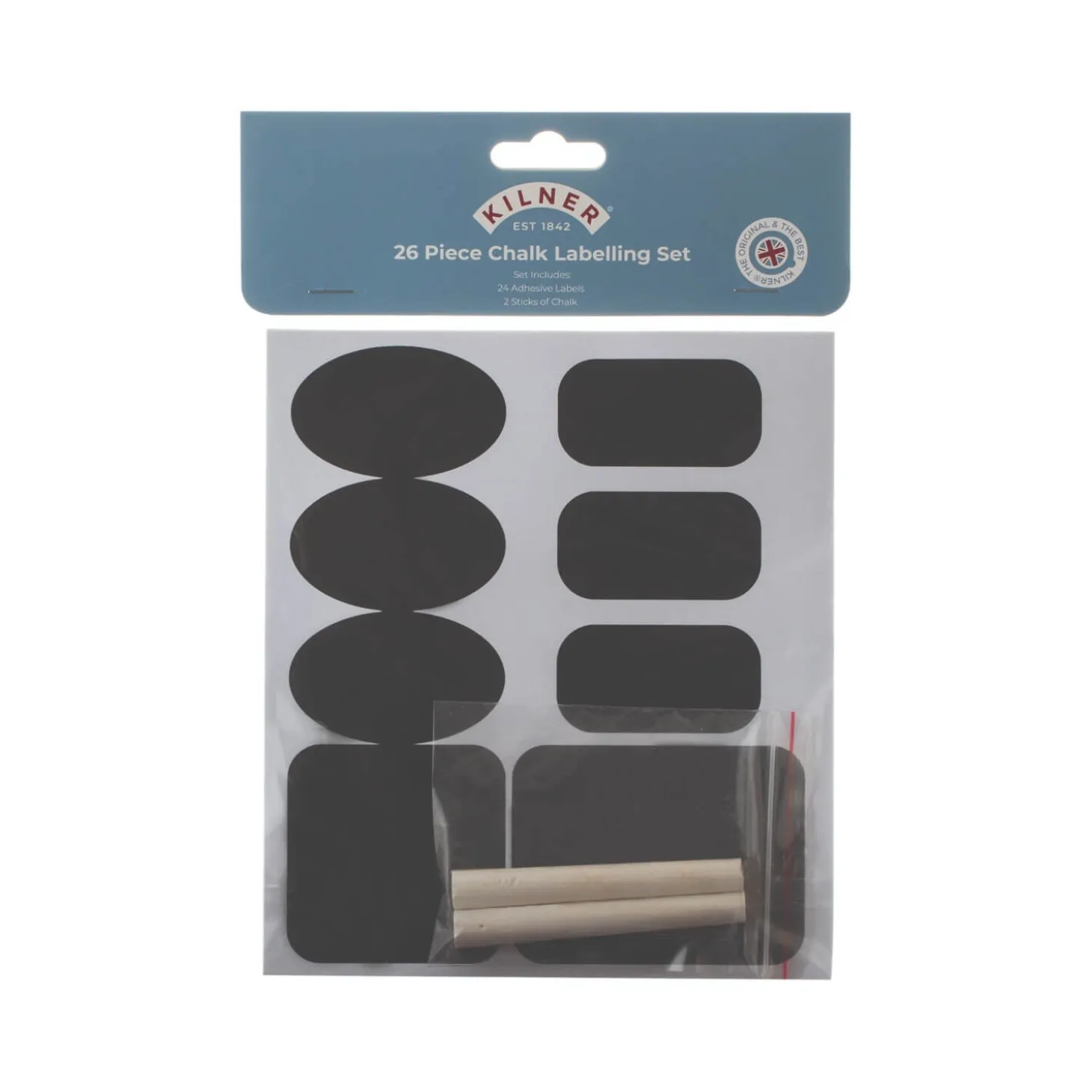 Kilner 26-Piece Chalk Labelling Set