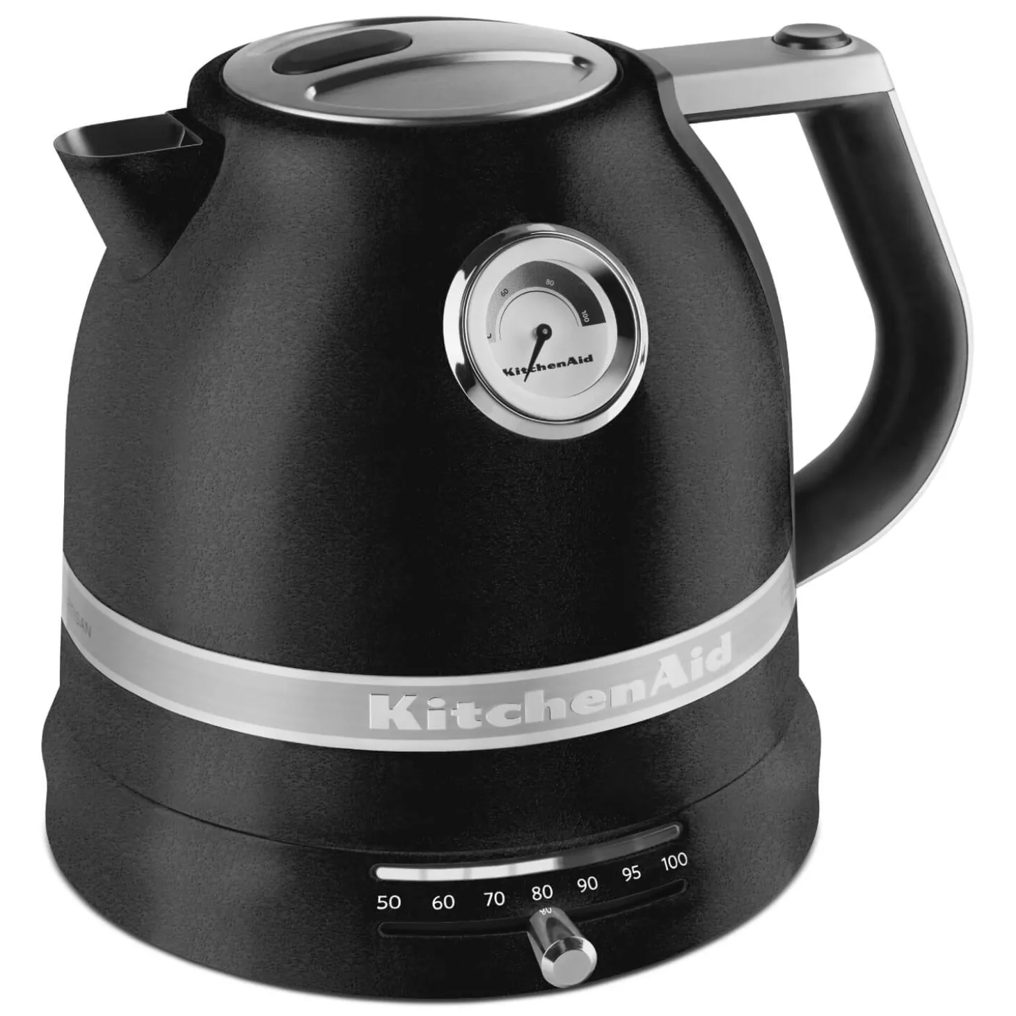 KitchenAid Artisan Kettle & 2 Slice Toaster Set - Cast Iron Black