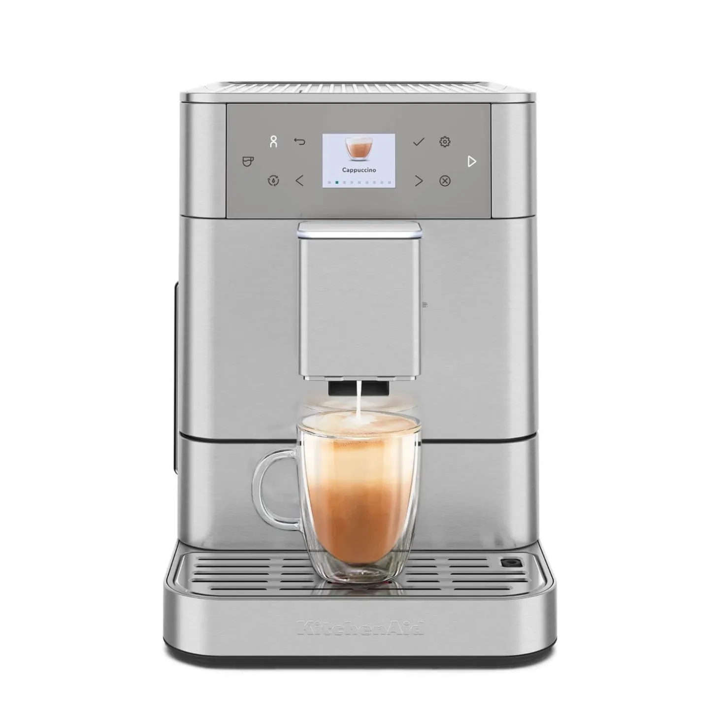 KitchenAid 5KES8556BSX Fully Automatic KF6 Espresso Coffee Machine - Stainless Steel