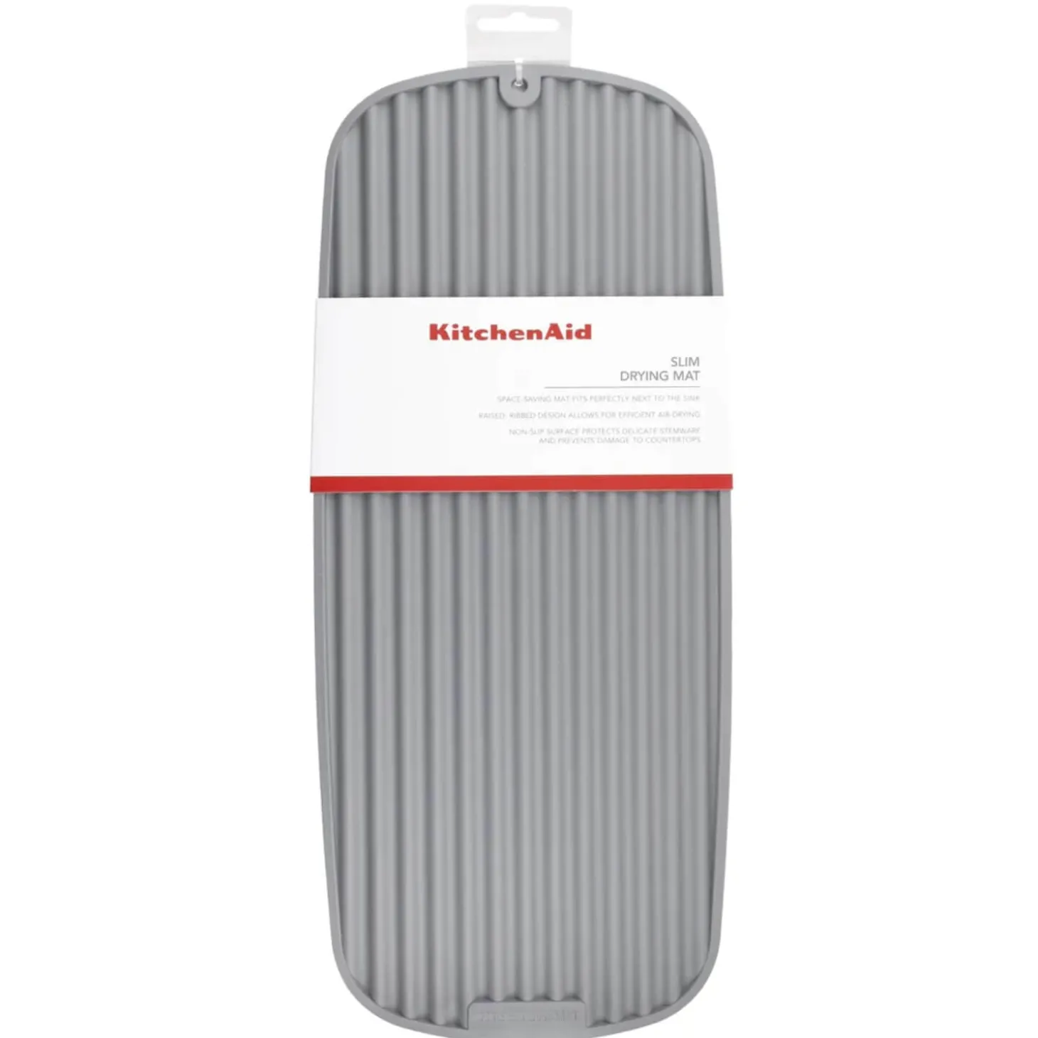 KitchenAid Slim Drying Sink Mat - Grey