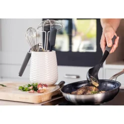 KitchenAid Soft Grip Basting Spoon - Charcoal Grey