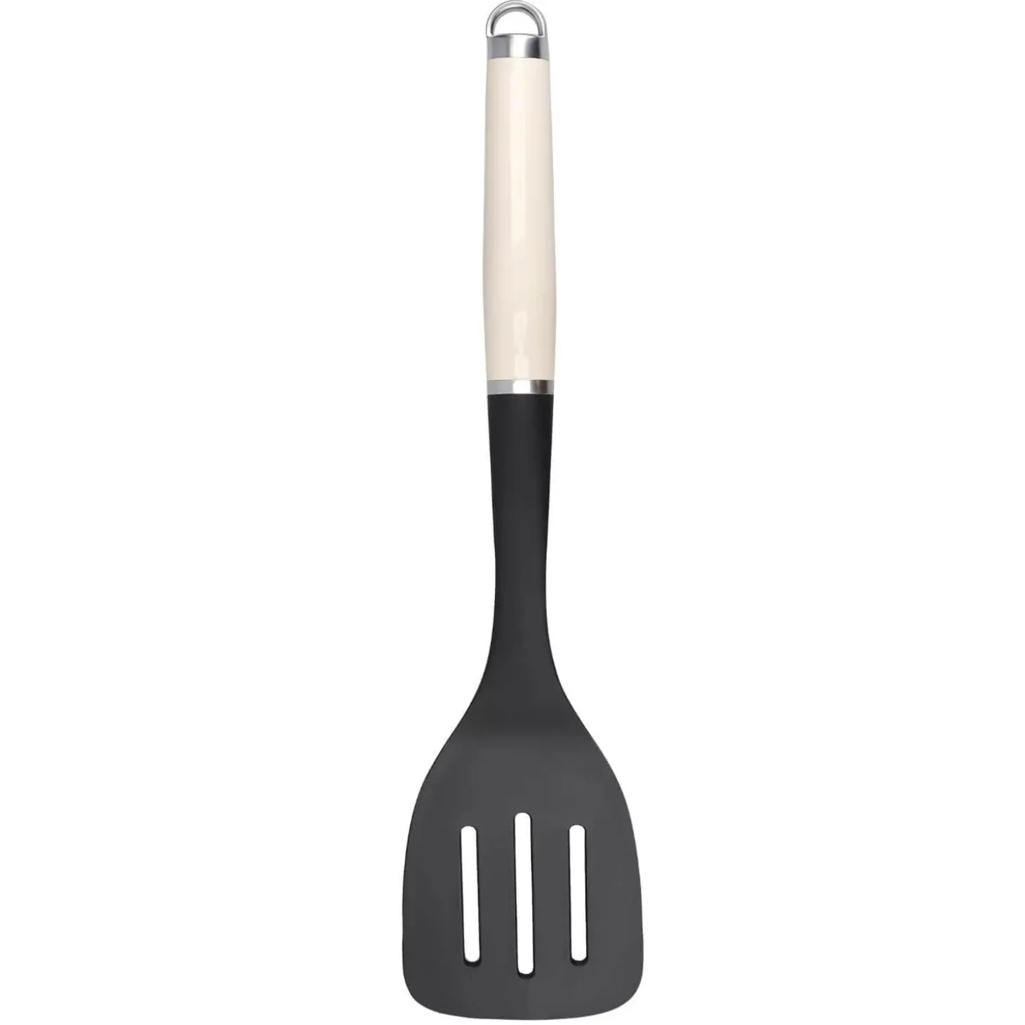 KitchenAid Utensils Plastic Slotted Turner - Almond Cream