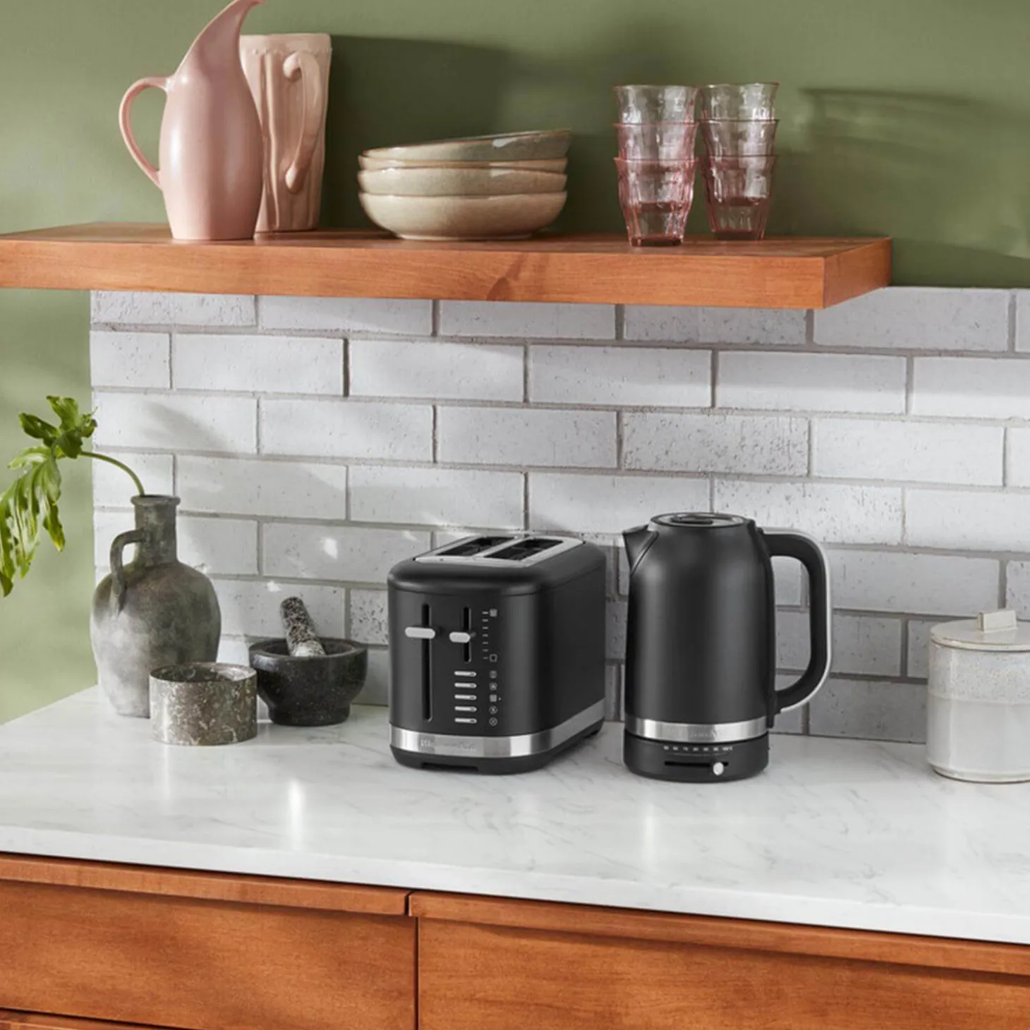 KitchenAid Variable Temperature 5KEK1701BBM 1.7 Litre Kettle - Matt Black