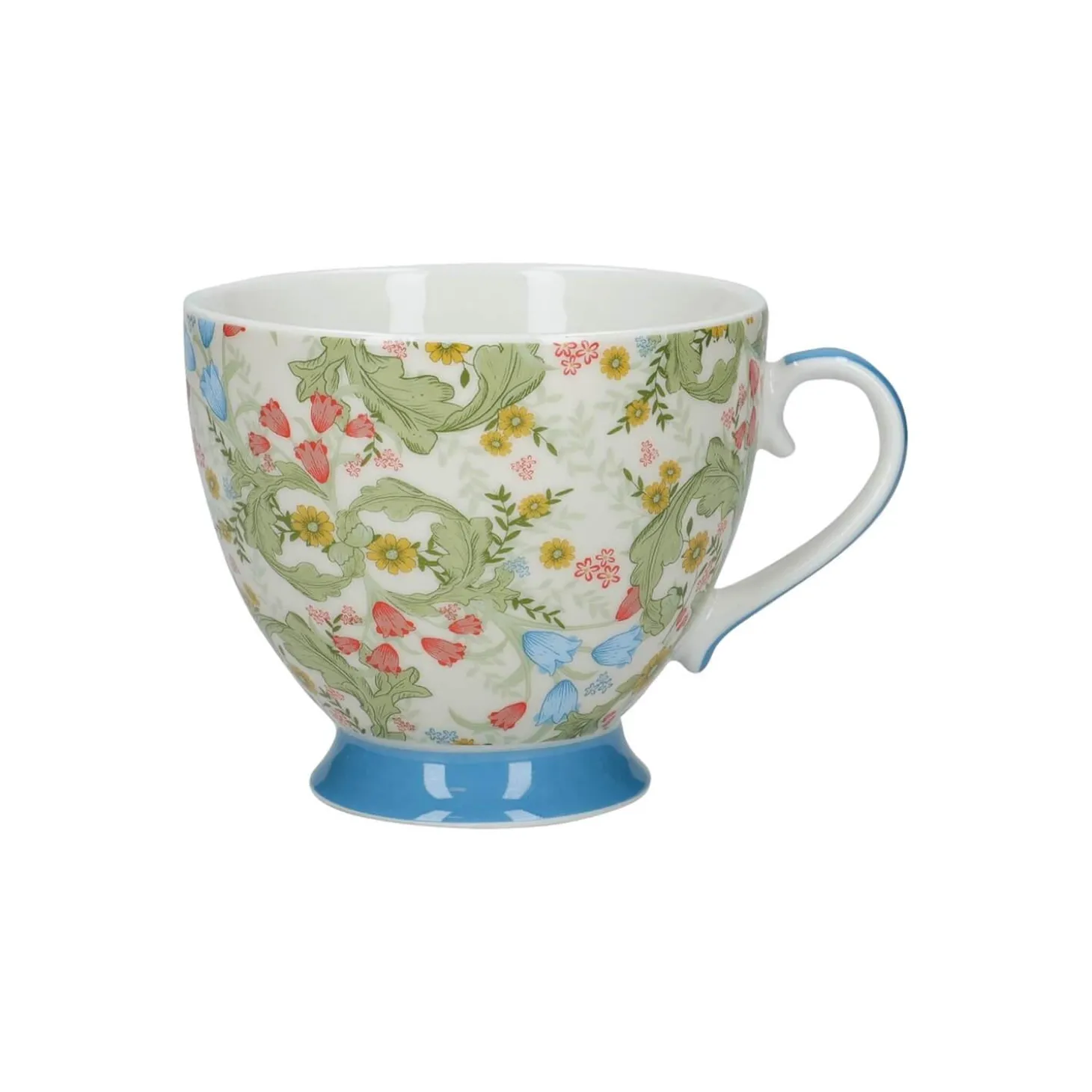 KitchenCraft 400ml Footed Mug - Dawn Floral