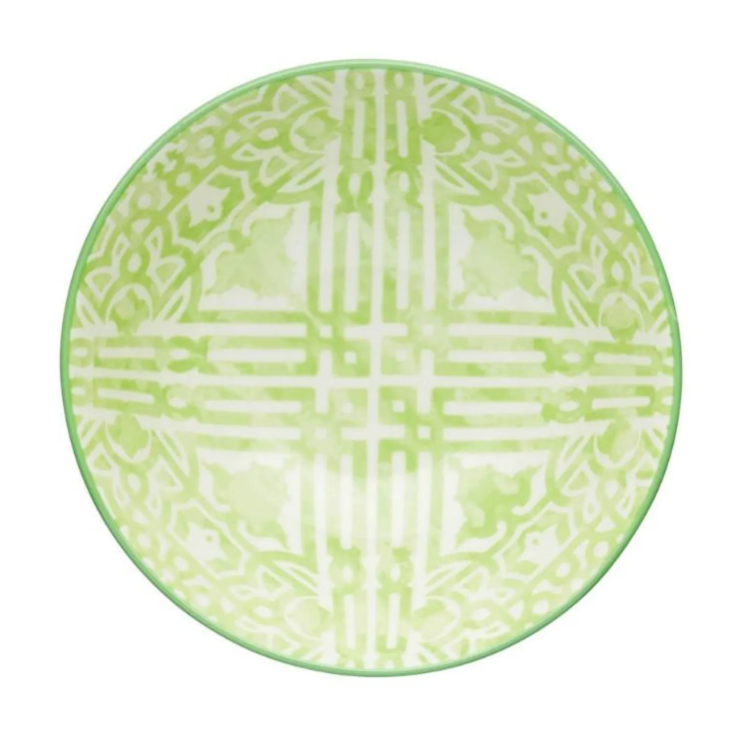 Kitchencraft Stoneware Bowl - Green Tile
