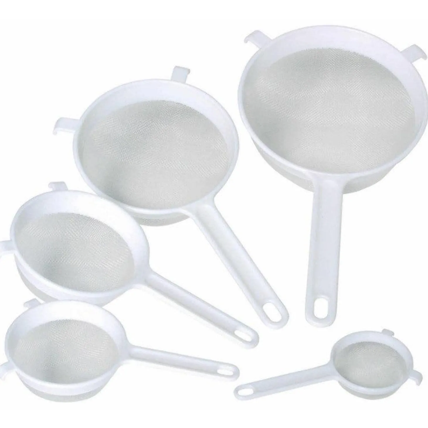 Kitchencraft White Plastic Sieve - 12cm