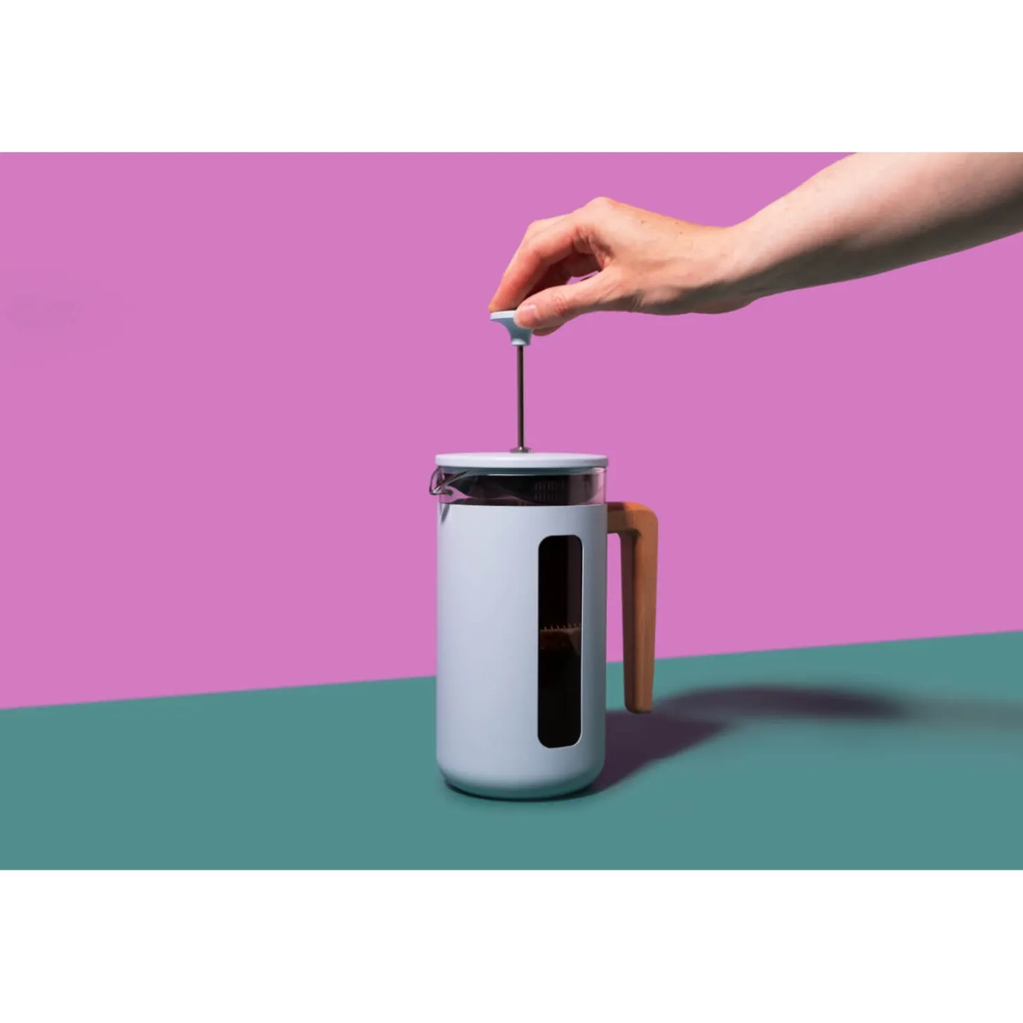 La Cafetière Pisa 8-Cup Cafetière - Sky Blue