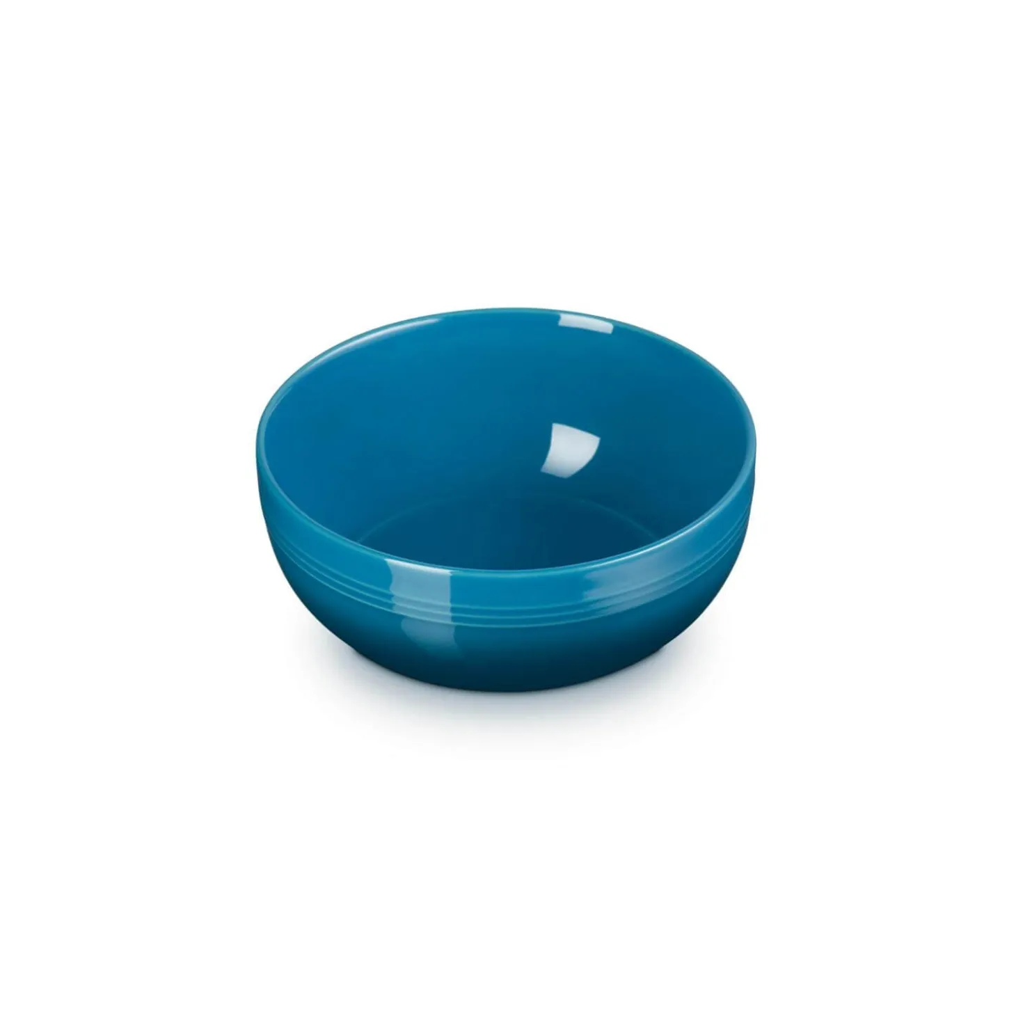 Le Creuset 16cm Stoneware Coupe Cereal Bowl - Deep Teal