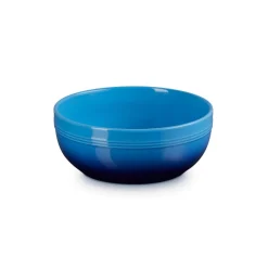 Le Creuset 20cm Stoneware Coupe Serve Bowl - Azure