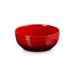 Le Creuset 20cm Stoneware Coupe Serve Bowl - Cerise