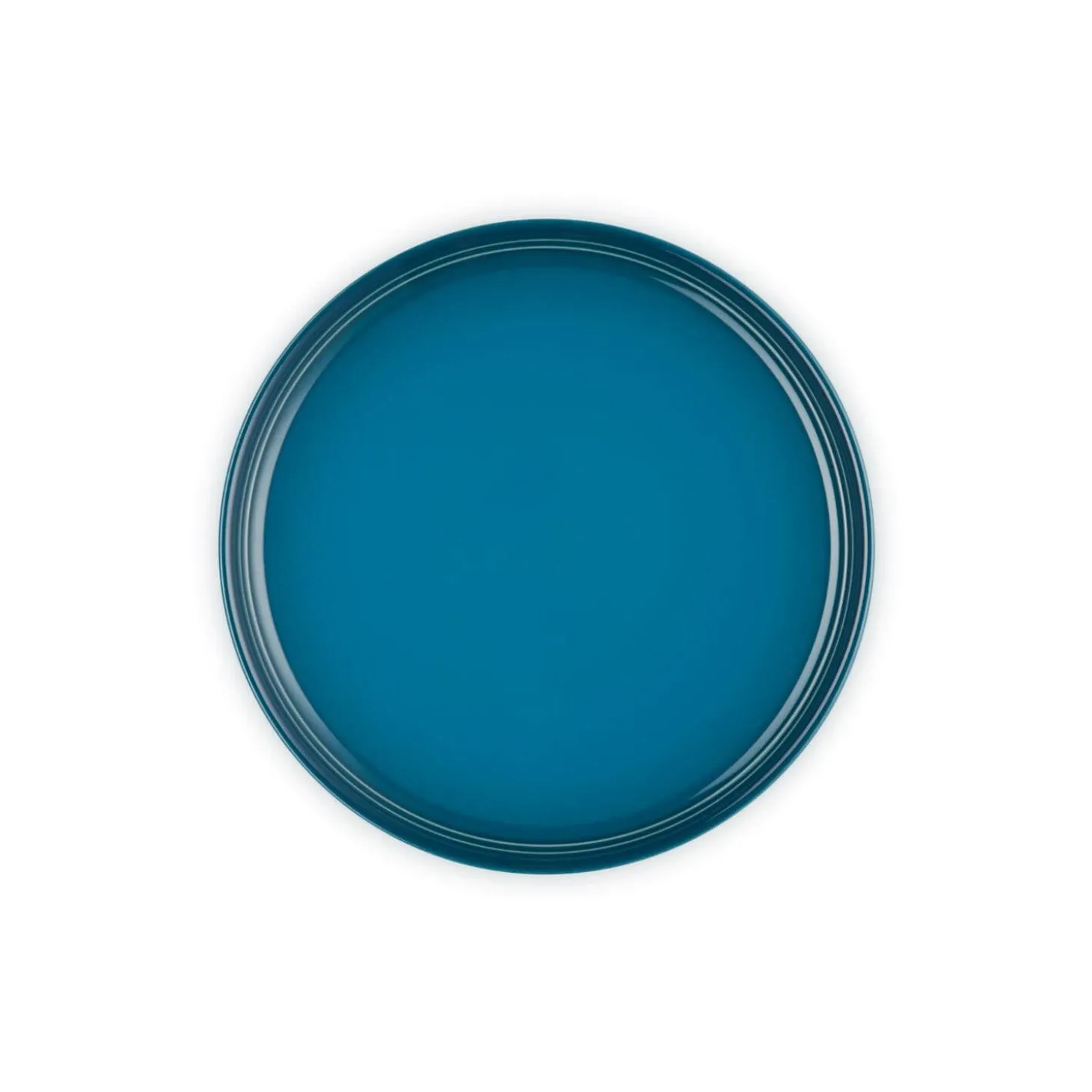 Le Creuset 22cm Stoneware Coupe Side Plate - Deep Teal