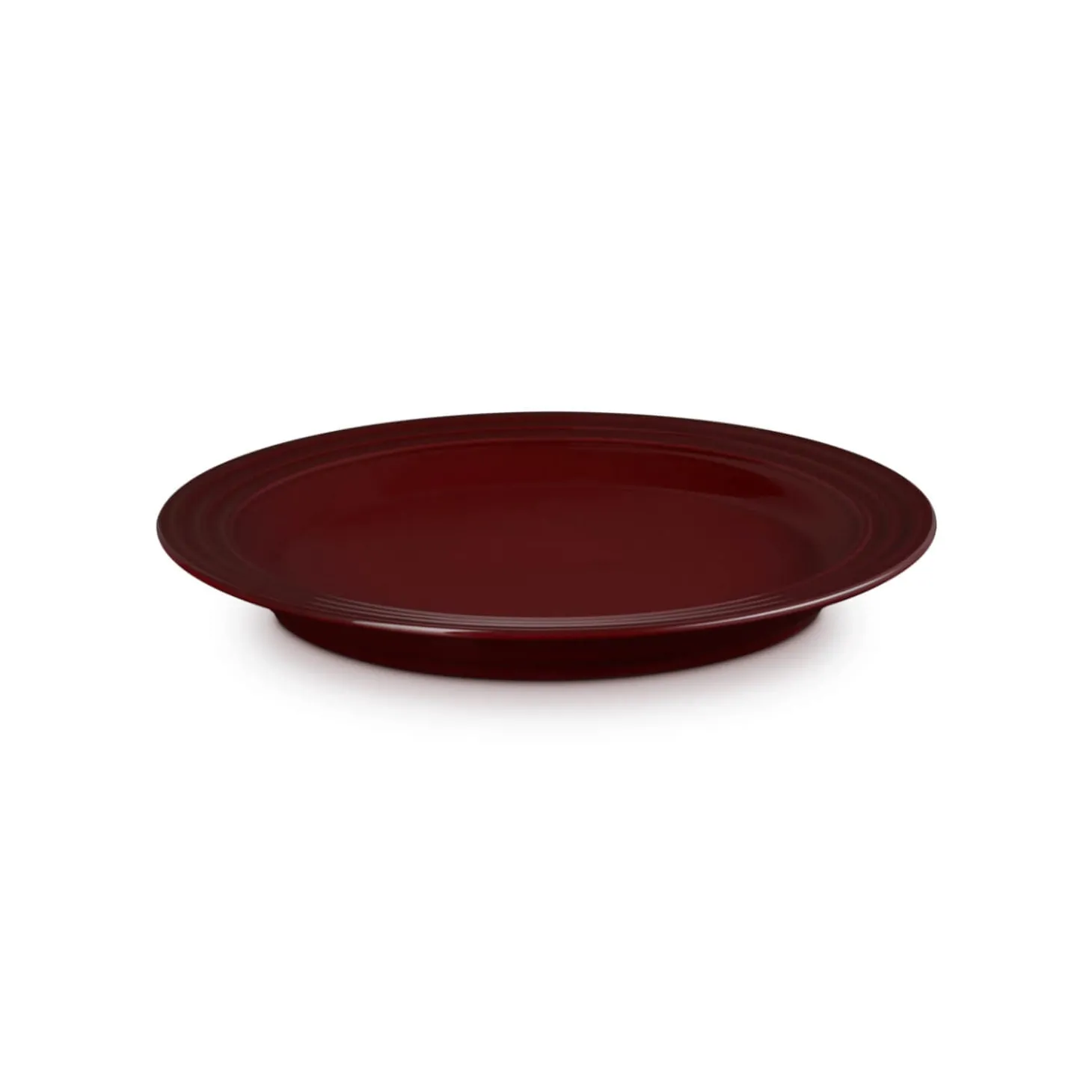 Le Creuset 22cm Stoneware Side Plate - Garnet