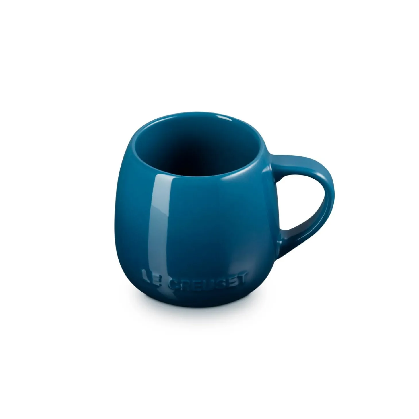 Le Creuset 320ml Stoneware Coupe Sphere Mug - Deep Teal