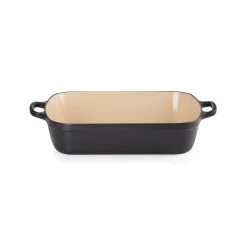 Le Creuset Signature Cast Iron 33cm Rectangular Roaster - Satin Black