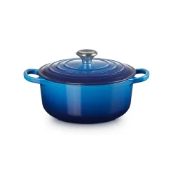 Le Creuset Signature Cast Iron 20cm Round Casserole - Azure