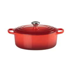 Le Creuset Signature Cast Iron 25cm Oval Casserole - Cerise