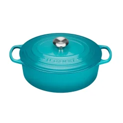 Le Creuset Signature Cast Iron 27cm Oval Casserole - Teal