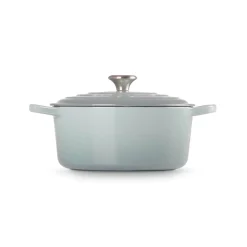 Le Creuset Signature 22cm Cast Iron Round Casserole - Sea Salt