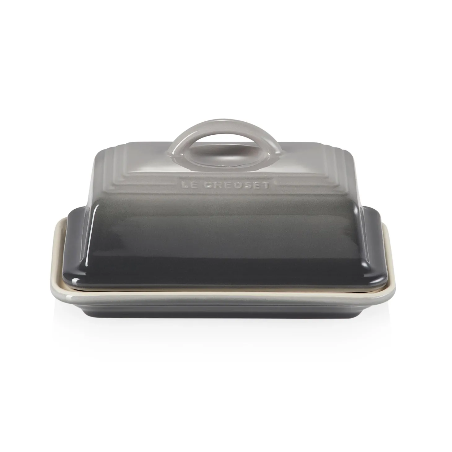 Le Creuset Stoneware Butter Dish - Flint