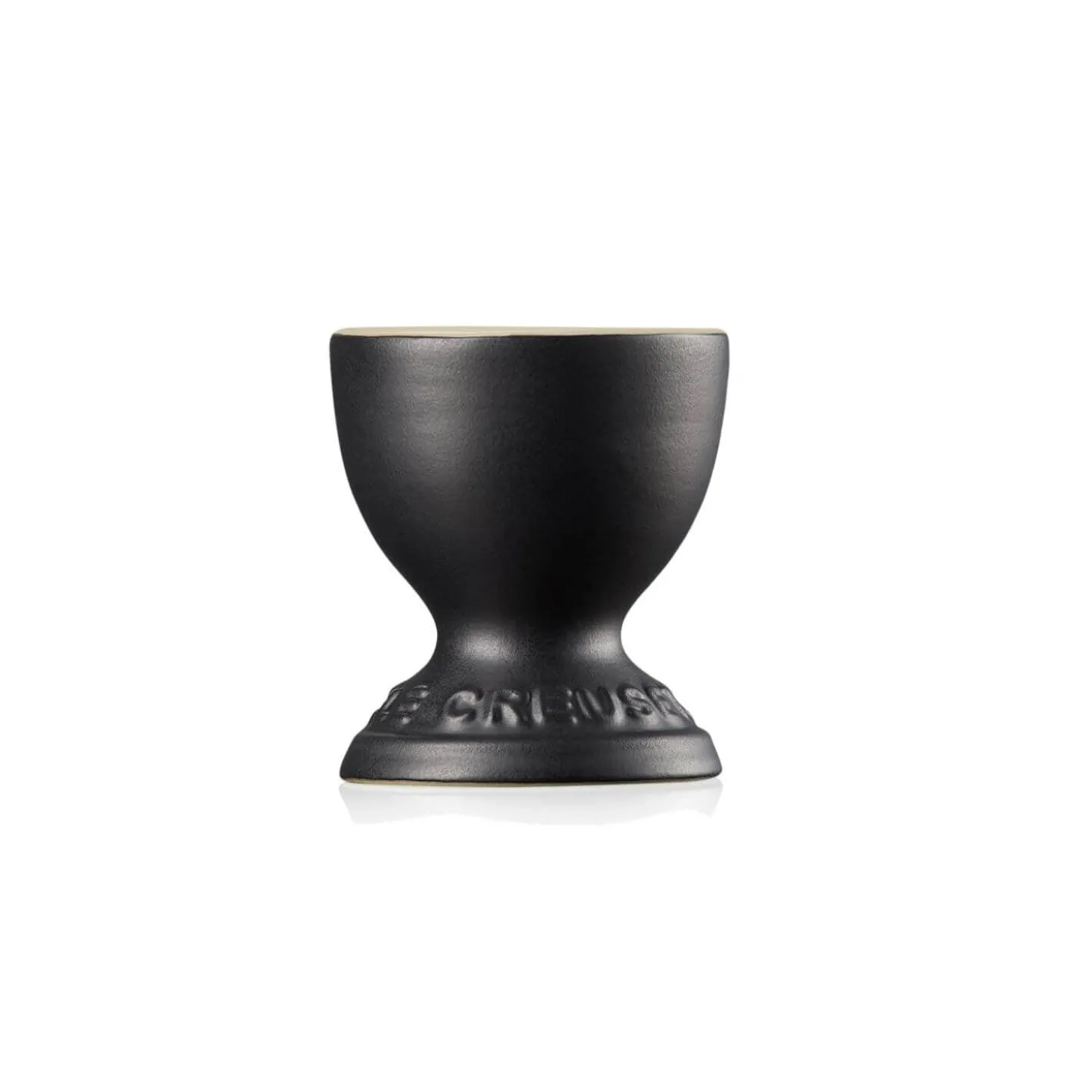 Le Creuset Stoneware Egg Cup - Satin Black