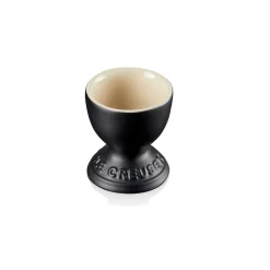 Le Creuset Stoneware Egg Cup - Satin Black