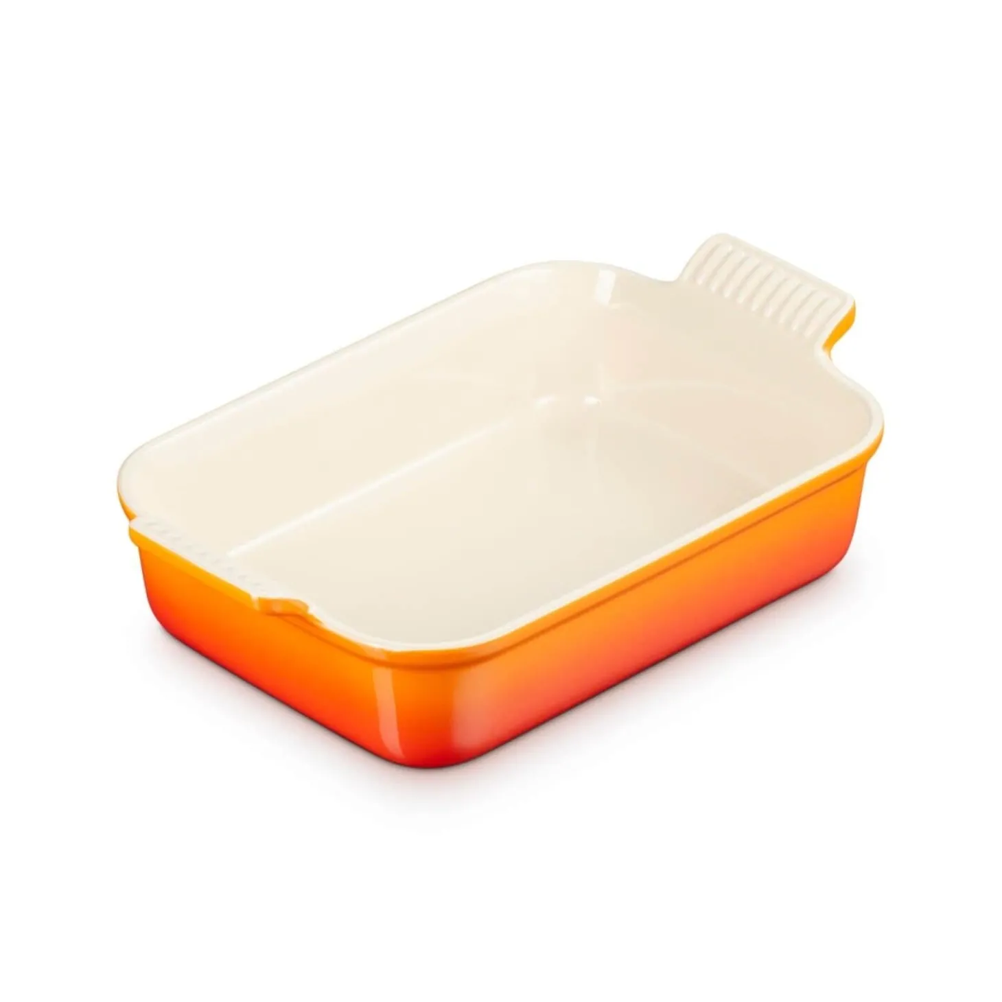 Le Creuset Stoneware Heritage 26cm Rectangular Deep Dish - Volcanic