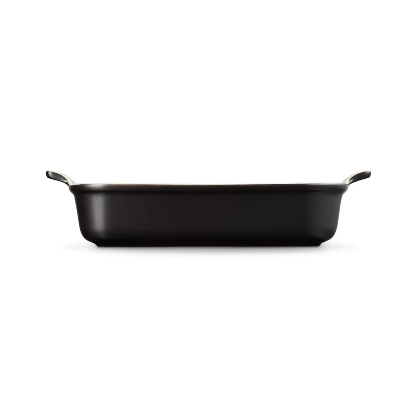 Le Creuset Stoneware Heritage 26cm Rectangular Dish - Matte Black