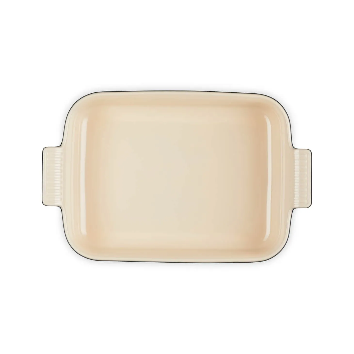 Le Creuset Stoneware Heritage 26cm Rectangular Dish - Matte Black