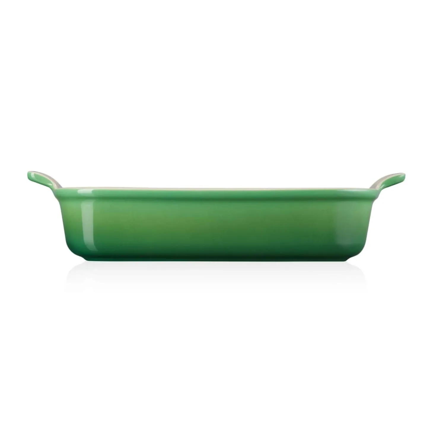 Le Creuset Stoneware Heritage 32cm Rectangular Deep Dish - Bamboo Green