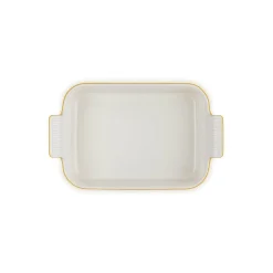 Le Creuset Stoneware Heritage 26cm Rectangular Deep  Dish - Nectar
