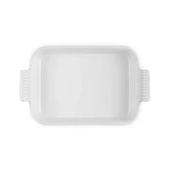 Le Creuset Stoneware Heritage 26cm Rectangular Deep Dish - White
