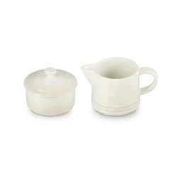 Le Creuset Stoneware Milk & Sugar Set - Meringue