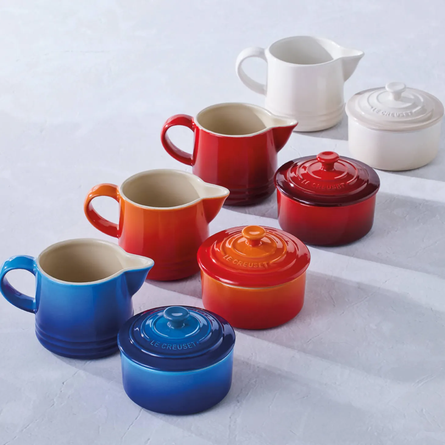 Le Creuset Stoneware Milk & Sugar Set - Volcanic
