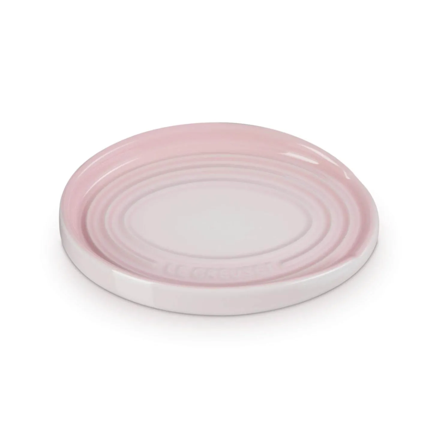 Le Creuset Stoneware Oval Spoon Rest - Shell Pink