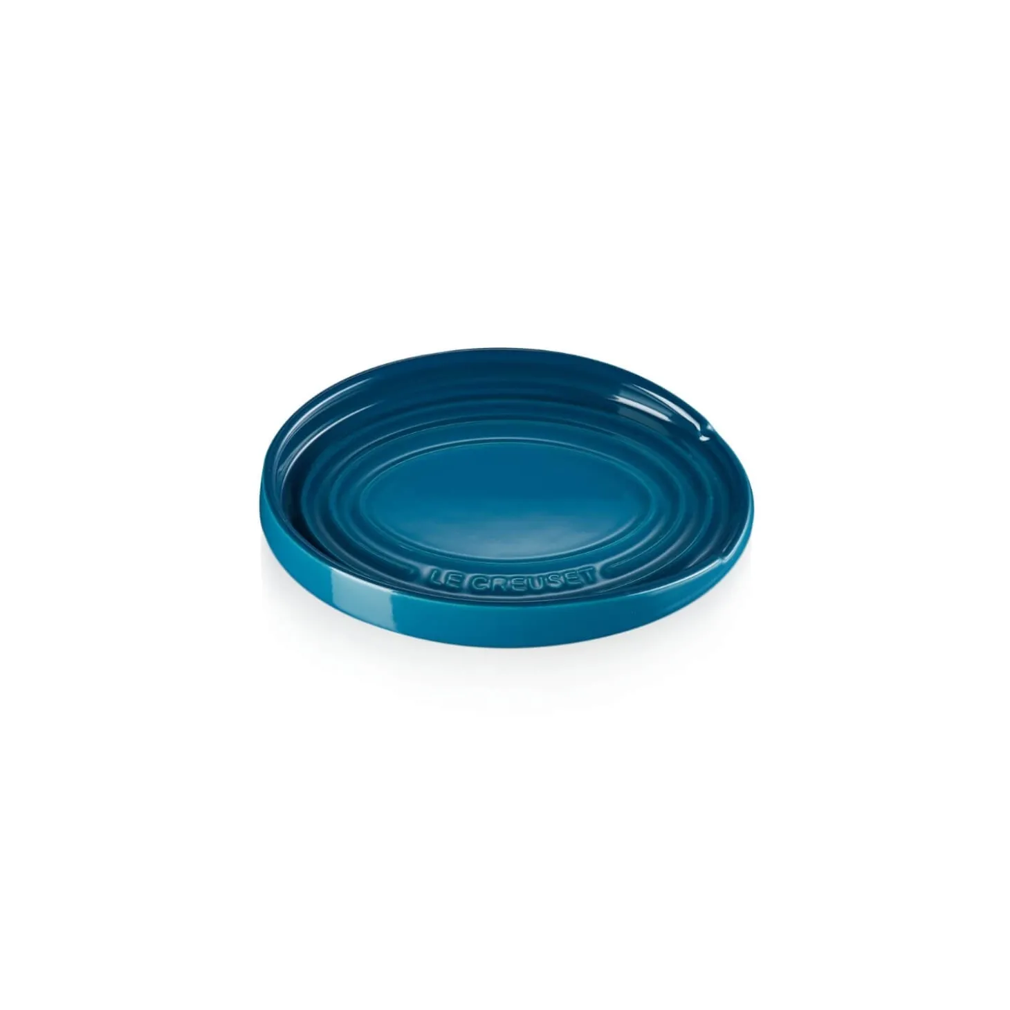 Le Creuset Stoneware Oval Spoon Rest - Deep Teal